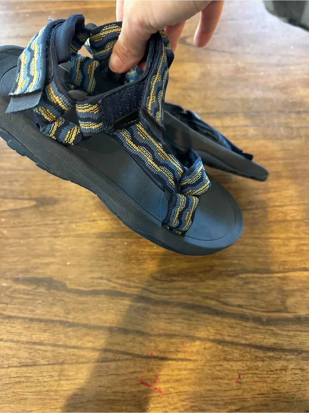 Teva Kids Size 4 Navy Blue Strappy Sport Sandals 1019390Y EU 36